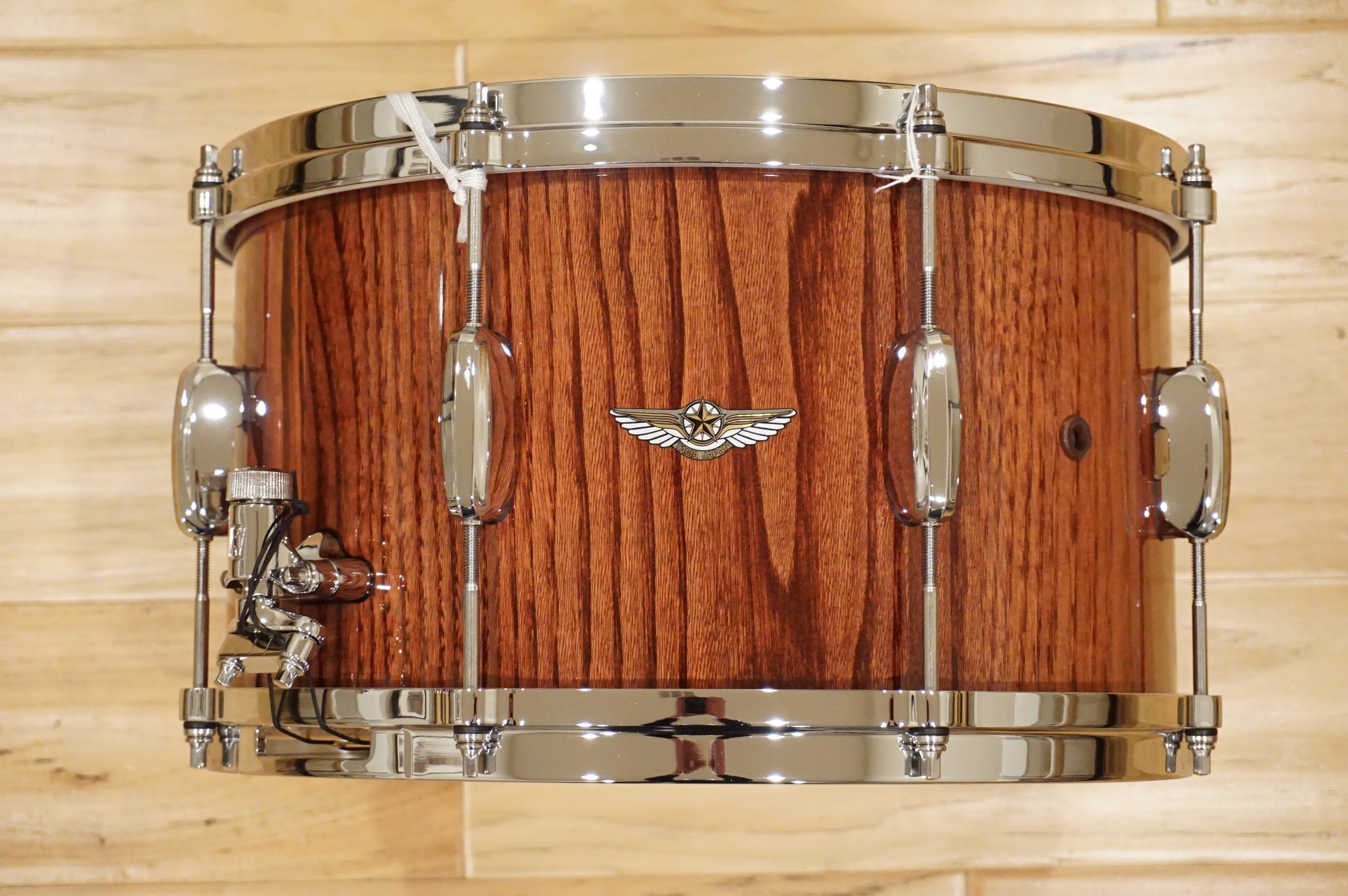 TAMA TWS148-CJC STAR Walnut 8x14" Snare Drum in Cinnamon Japanese Chestnut